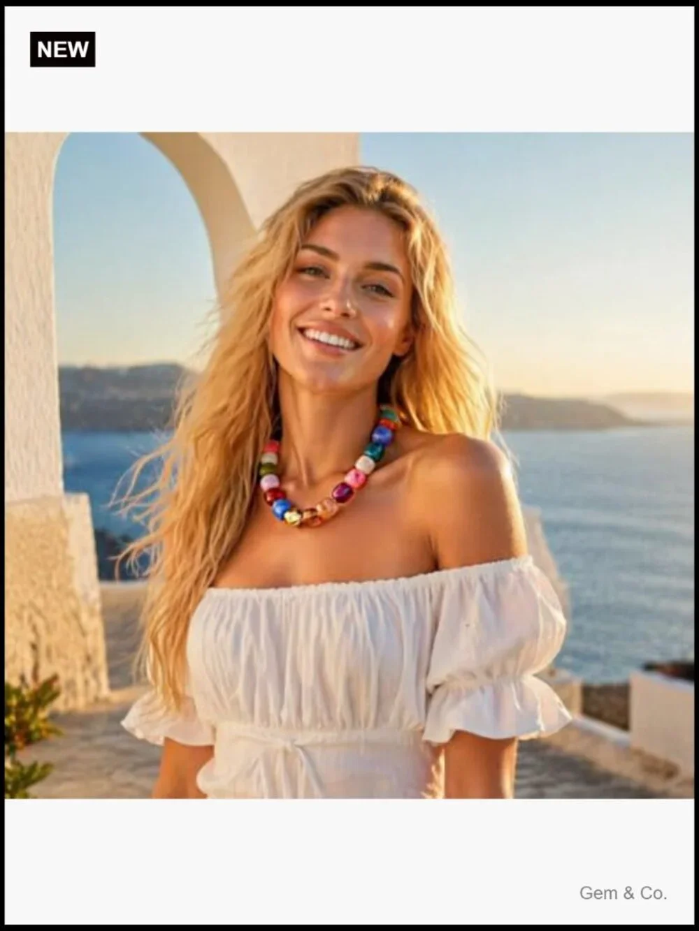 Chunky Beaded Necklace, Trendy Boho Statement Choker, Resin Acrylic Big Beads,